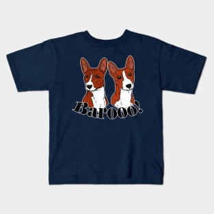 Baroo Basenji Red Kids T-Shirt